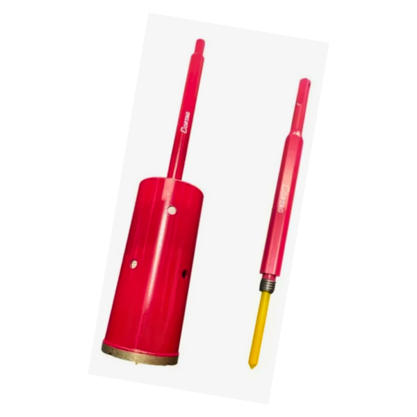 Mecha Copa Roja 65mm con Adaptador SDS Plus